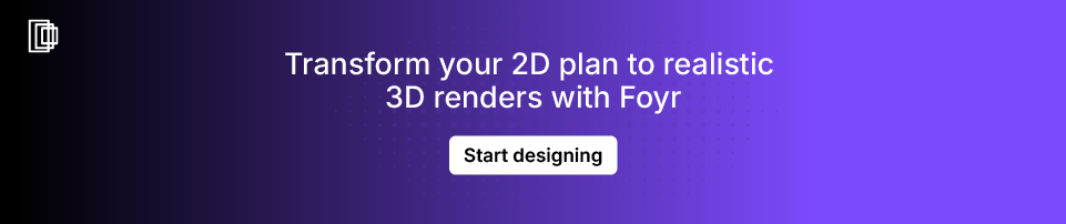 Easily convert 2D plans to 3D models online with Foyr Easily convert 2D plans to 3D models online with Foyr