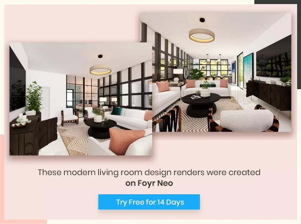 3D Design Workflow Visualization Image - Develop Architectural Concepts Software Interface - Foyr